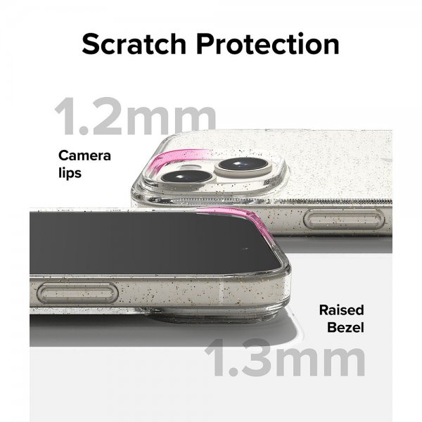 Ringke iPhone 15 Plus Cover Air Glitter Clear