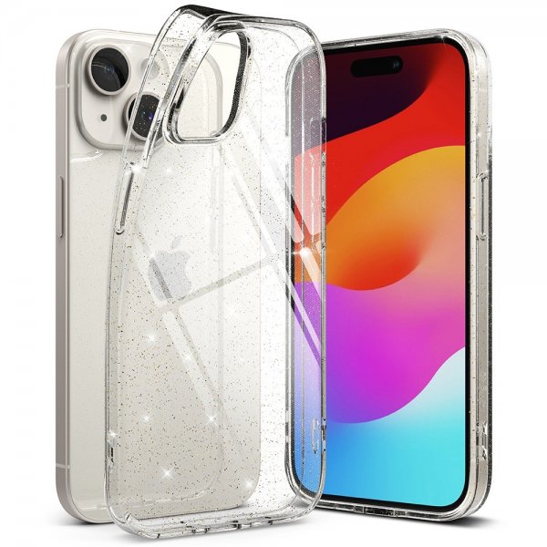 Ringke iPhone 15 Plus Cover Air Glitter Clear