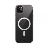 Xqisit iPhone 15 Plus Cover Anti-shock MagSafe Transparent