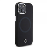 Mercedes Benz iPhone 15 Plus Cover Bicolor MagSafe Sort