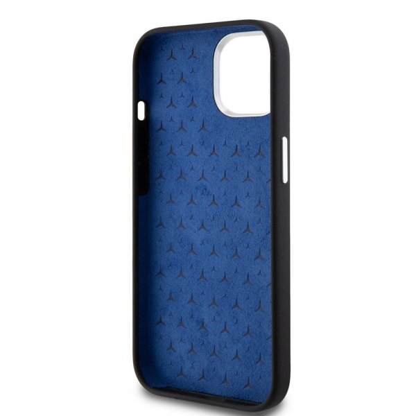 Mercedes Benz iPhone 15 Plus Cover Bicolor MagSafe Sort