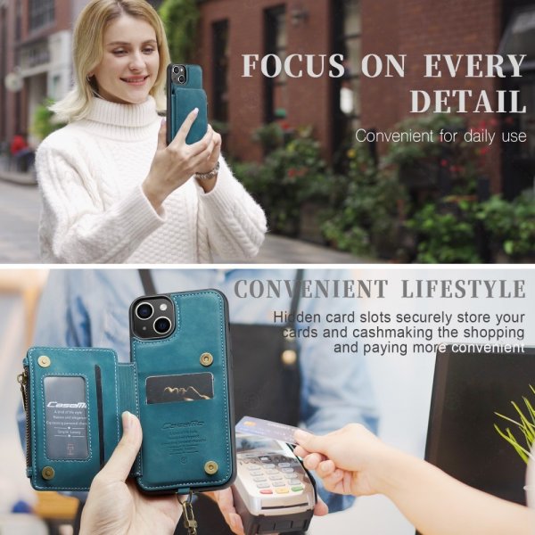 CaseMe iPhone 15 Plus Cover C20 Series Petrol