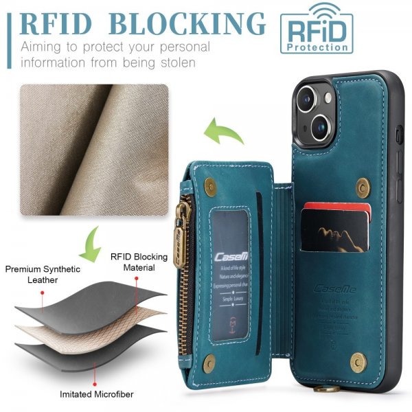 CaseMe iPhone 15 Plus Cover C20 Series Petrol