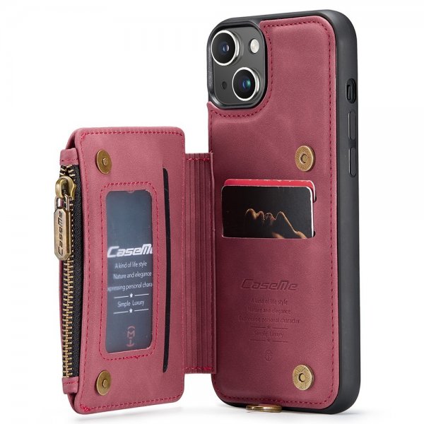 CaseMe iPhone 15 Plus Cover C20 Series Rød
