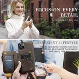 CaseMe iPhone 15 Plus Cover C20 Series Kaffe
