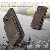 CaseMe iPhone 15 Plus Cover C20 Series Kaffe