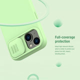 Nillkin iPhone 15 Plus Cover CamShield Silky Blå