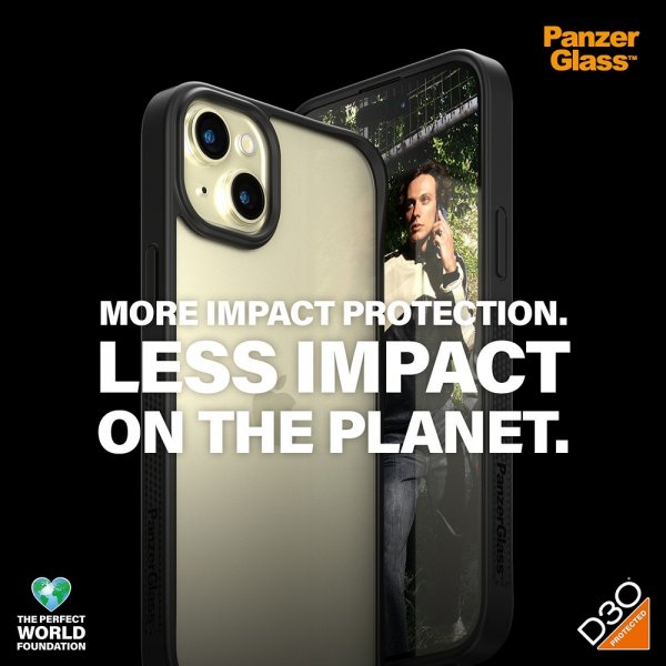 PanzerGlass iPhone 15 Plus Cover ClearCase D3O Sort