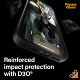 PanzerGlass iPhone 15 Plus Cover ClearCase D3O Sort