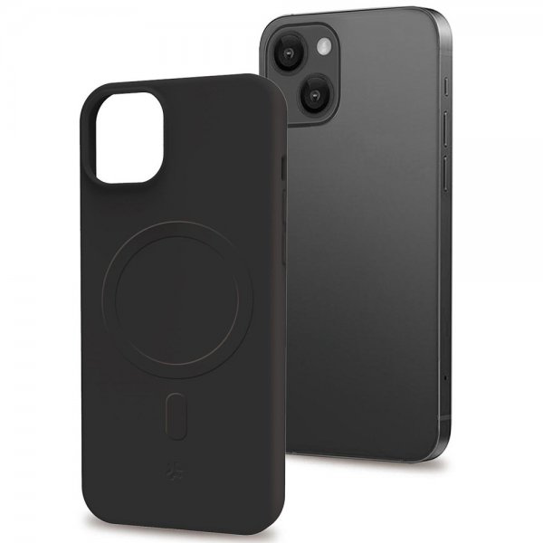 Celly iPhone 15 Plus Cover CROMOMAG Sort