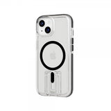 Tech21 iPhone 15 Plus Cover Evo Crystal Kick MagSafe Klar/Sort