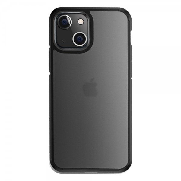 X-Level iPhone 15 Plus Cover Frostet Transparent Sort