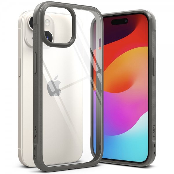 Ringke iPhone 15 Plus Cover Fusion Bold Grå