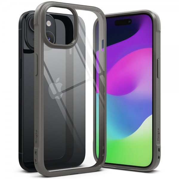 Ringke iPhone 15 Plus Cover Fusion Bold Grå