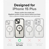Ringke iPhone 15 Plus Cover Fusion Bold Magnetic Mat Sort