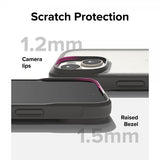 Ringke iPhone 15 Plus Cover Fusion Bold Matgrå