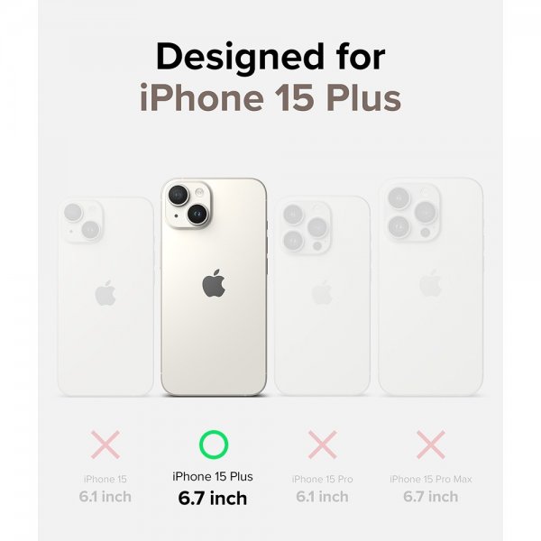 Ringke iPhone 15 Plus Cover Fusion Card Clear