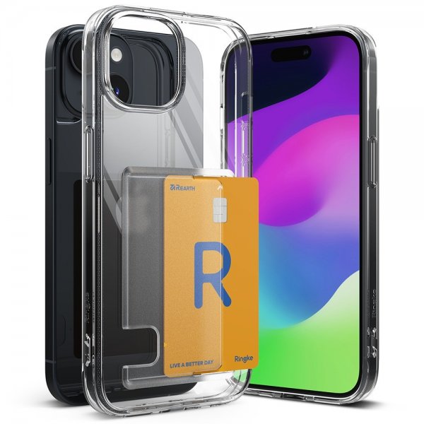 Ringke iPhone 15 Plus Cover Fusion Card Clear