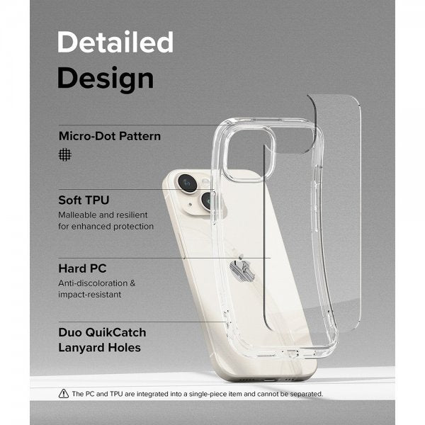 Ringke iPhone 15 Plus Cover Fusion Clear