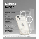 Ringke iPhone 15 Plus Cover Fusion Magnetic Matte Clear