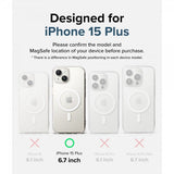 Ringke iPhone 15 Plus Cover Fusion Magnetic Matte Clear