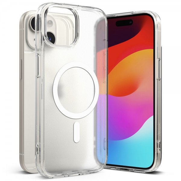 Ringke iPhone 15 Plus Cover Fusion Magnetic Matte Clear