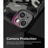 Ringke iPhone 15 Plus Cover Fusion X Design Camo Black