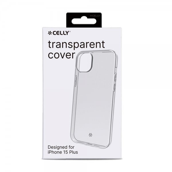 Celly iPhone 15 Plus Cover GELSKIN Gennemsigtigt