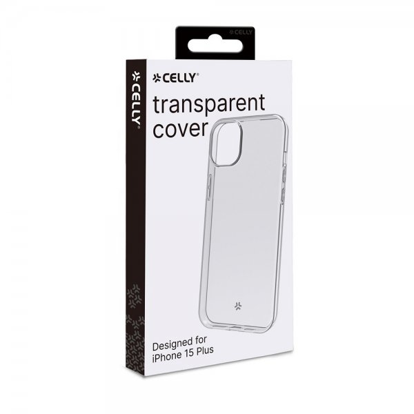Celly iPhone 15 Plus Cover GELSKIN Gennemsigtigt