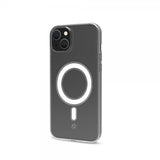 Celly iPhone 15 Plus Cover GELSKINMAG MagSafe Transparent
