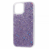 iPhone 15 Plus Cover Glimmerpailletter Lilla