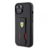Ferrari iPhone 15 Plus Cover Grebsstativ Funktion Sort