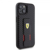 Ferrari iPhone 15 Plus Cover Grebsstativ Funktion Sort