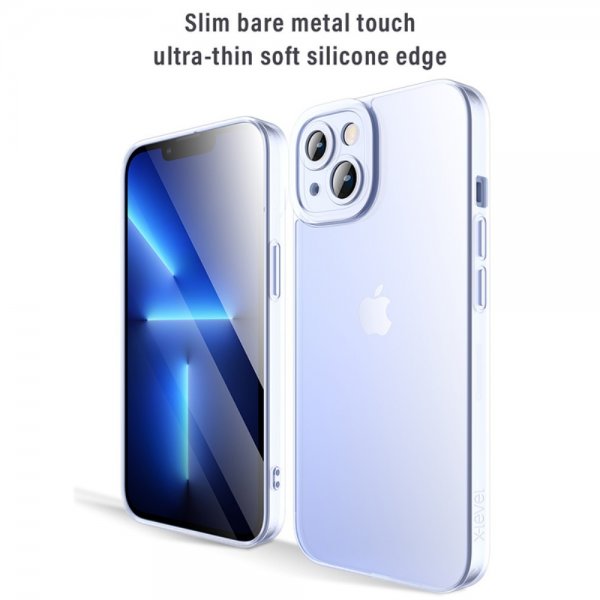 X-Level iPhone 15 Plus Skal Hærdet Glas Sort
