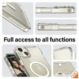 PanzerGlass iPhone 15 Plus Cover HardCase MagSafe D3O Transparent