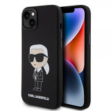 Karl Lagerfeld iPhone 15 Plus Cover Ikonik NFT Sort