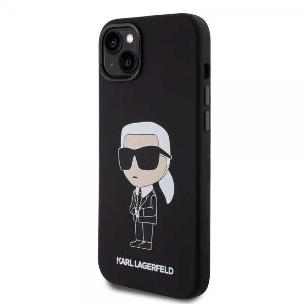 Karl Lagerfeld iPhone 15 Plus Cover Ikonik NFT Sort