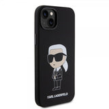 Karl Lagerfeld iPhone 15 Plus Cover Ikonik NFT Sort