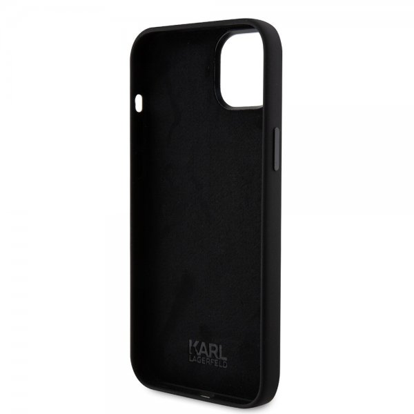 Karl Lagerfeld iPhone 15 Plus Cover Ikonik NFT Sort