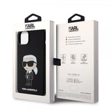 Karl Lagerfeld iPhone 15 Plus Cover Ikonik NFT Sort