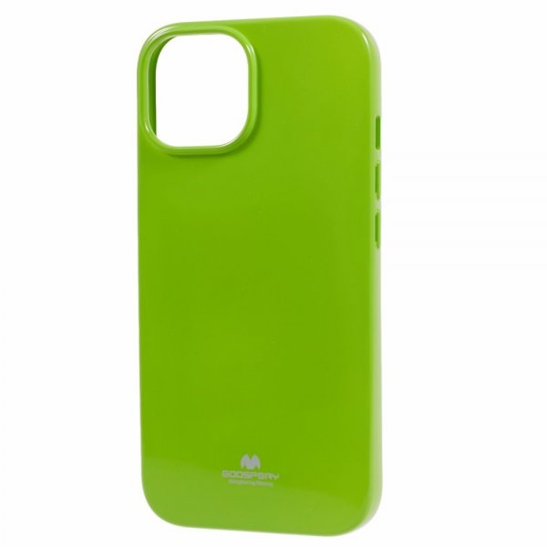 Mercury iPhone 15 Plus Skal Jelly Glitter Grøn