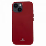 Mercury iPhone 15 Plus Cover Jelly Glitter Rød