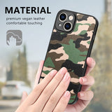iPhone 15 Plus Cover Camouflage Grøn