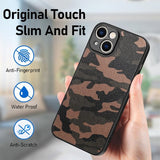 iPhone 15 Plus Cover Camouflage Grøn