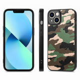 iPhone 15 Plus Cover Camouflage Grøn