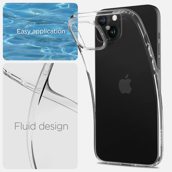 Spigen iPhone 15 Plus Cover Liquid Crystal Crystal Clear