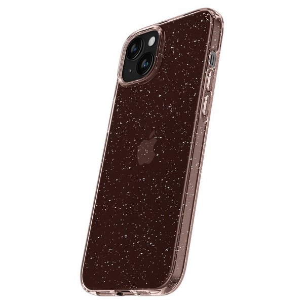 Spigen iPhone 15 Plus Cover Liquid Crystal Glitter Rose Quartz