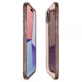 Spigen iPhone 15 Plus Cover Liquid Crystal Glitter Rose Quartz
