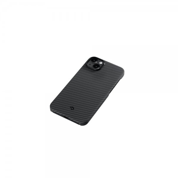 Pitaka iPhone 15 Plus Cover MagEZ Case 4 Sort/Grå Twill