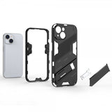 iPhone 15 Plus Cover med Stativ Sort